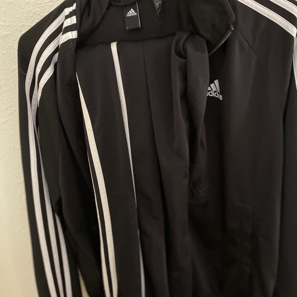 Men’s Adidas three stripe track suit